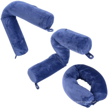 Bendable Rolling For Travel Neck Lumbar And Leg Support  Airplane Pillow Cooling Memory Foam Travel Pillow